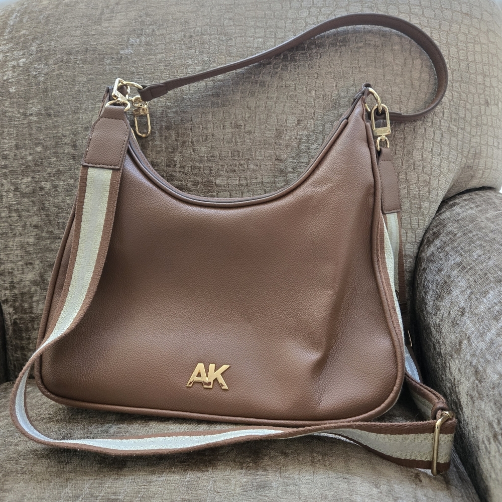 NWOT Anne Klein Convertible brown shoulder bag